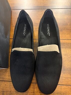 Vionic Black Loafers
